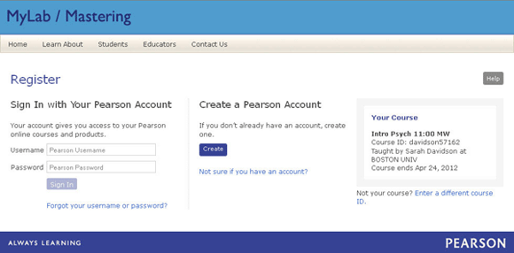 Sign in or create an account